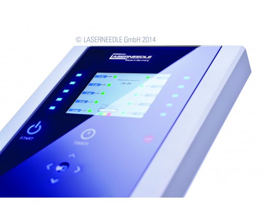 LaserNeedle - światłowodowy laser dla Ortopedii i Sportu - wersja na stoliku - 5 kanałów R + 5 kanałów IR