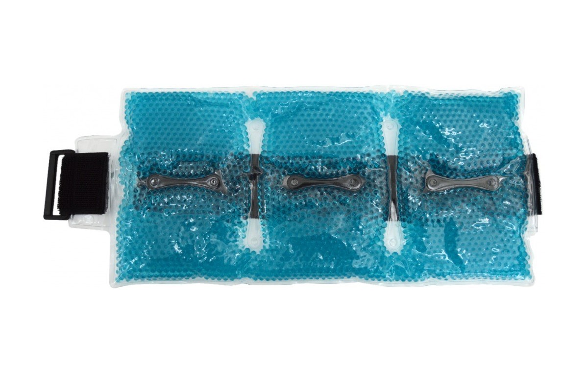 Okład (kompres) żelowy MoVes Hot/Cold Pearl Pack - Back Wrap z perełkami żelowymi 43x17,5 cm - 07-040201