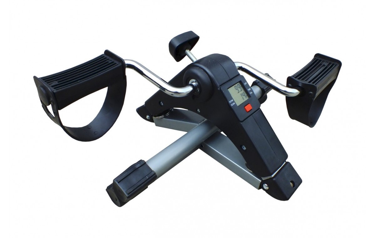 Rotor rehabilitacyjny do ćwiczeń czynnych kończyn górnych i dolnych, składany, z wyświetlaczem LCD MoVes (czarny) - 03-010202