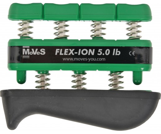 Przyrząd (ściskacz) do treningu dłoni MoVes Flex-Ion (różne kolory)