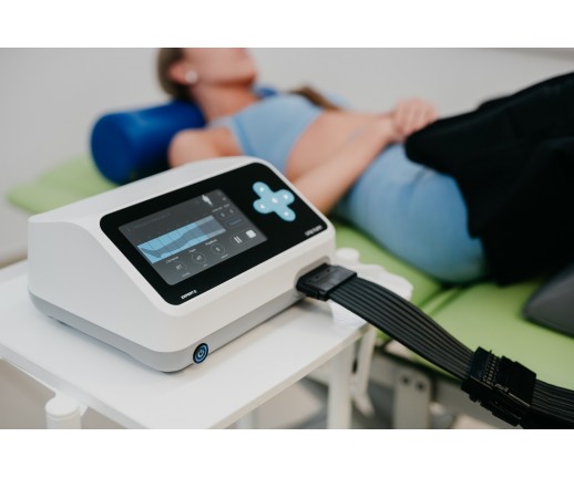 Zestaw podstawowy do drenażu limfatycznego (masażu uciskowego) 8-komorowy - aparat Expert8 + rozdzielacz + 2 mankiety na nogi