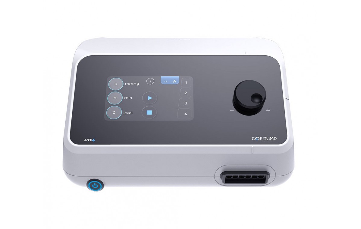 Aparat do drenażu limfatycznego (masażu uciskowego) 4-komorowy - CarePump Lite4