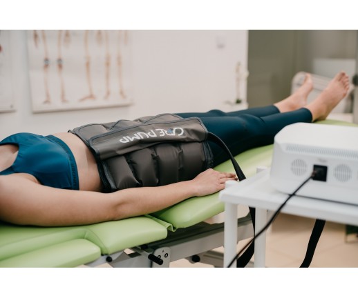 Mankiet na biodra i brzuch, 4-komorowy do aparatów serii CarePump z przewodem powietrznym