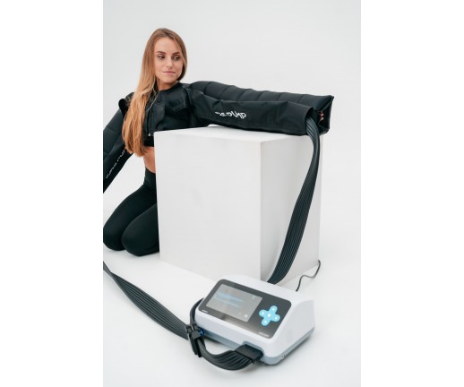 Mankiet podwójny na ręce, barki i klatkę piersiową, 8-komorowy CarePump z przewodem powietrznym, poszerzaczami i rozdzielaczem