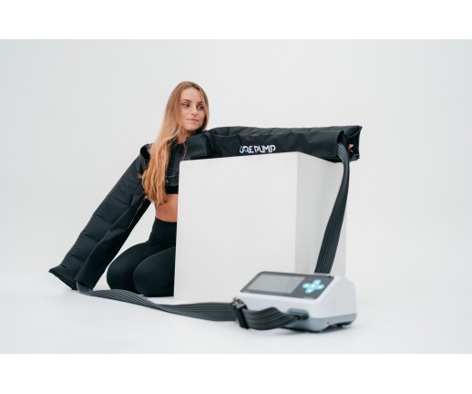 Mankiet podwójny na ręce, barki i klatkę piersiową, 8-komorowy CarePump z przewodem powietrznym, poszerzaczami i rozdzielaczem