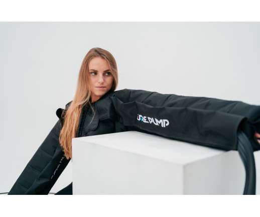 Mankiet podwójny na ręce, barki i klatkę piersiową, 6-komorowy CarePump z przewodem powietrznym, poszerzaczami i rozdzielaczem