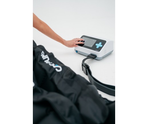 Zestaw podstawowy do drenażu limfatycznego (masażu uciskowego) 8-komorowy - aparat Expert8 + rozdzielacz + 2 mankiety na nogi