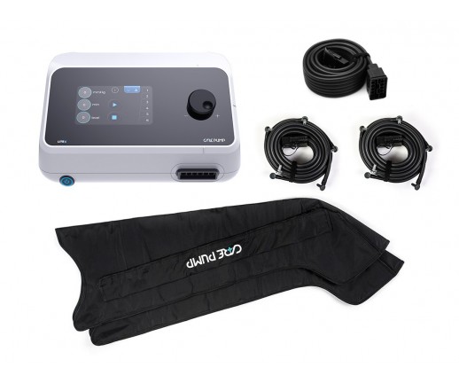 Zestaw podstawowy do drenażu limfatycznego (masażu uciskowego) 6-komorowy - aparat Lite6 + rozdzielacz + 2 mankiety na nogi