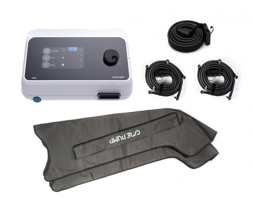 Zestaw podstawowy do drenażu limfatycznego (masażu uciskowego) 4-komorowy - aparat Lite4 + rozdzielacz + 2 mankiety na nogi