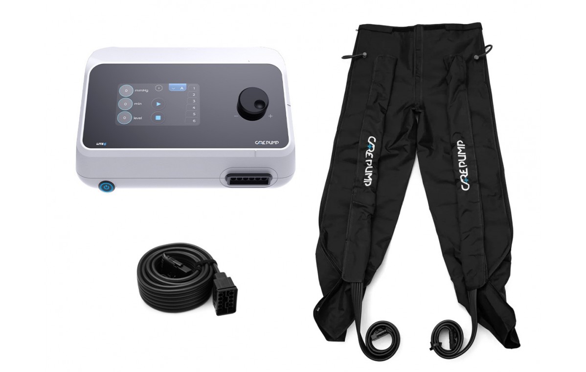 Aparat do drenażu limfatycznego (masażu uciskowego) 6-komorowy - CarePump Lite6