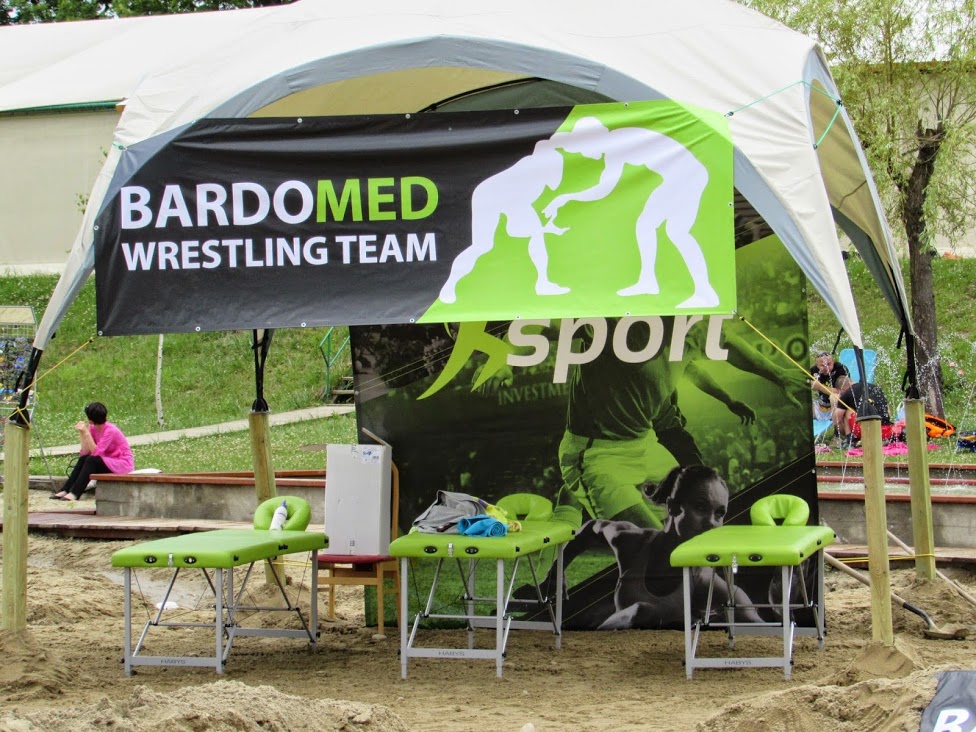 BardoMed Wrestling team - namiot do masażu