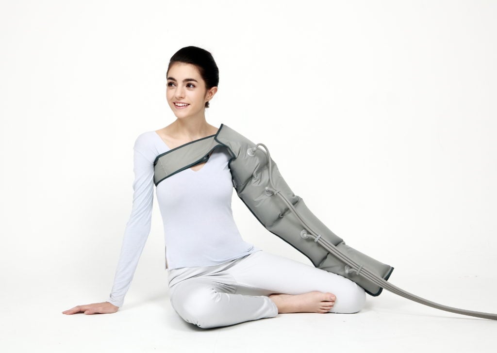 Drenaż limfatyczny, masaż uciskowy - mankiet