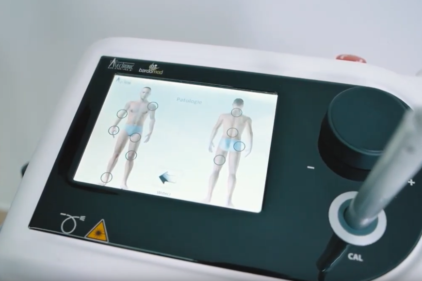 Laser wysokoenergetyczny iLUX - wybór obszaru zabiegu