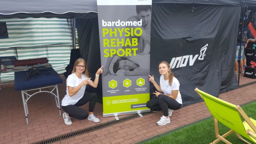 Strefa regeneracji BardoMed na zawodach sportowych