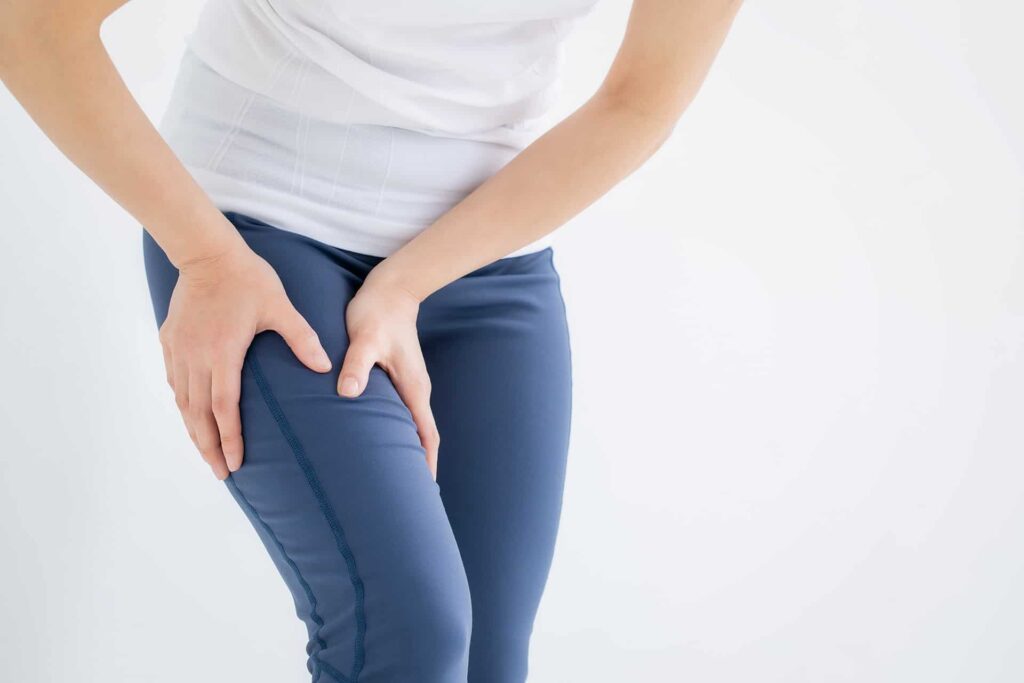 Rwa udowa - ból przedniej części uda